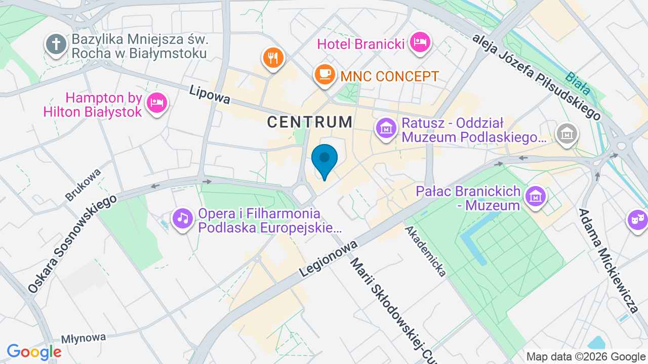 Mapa: Białystok, ul. Suraska 6